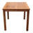 4 - Person Teak Wood Patio Dining Set with Square Table , Cushions Included