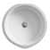 Verticyl Ceramic Vitreous China Circular Undermount Bathroom Sink with Overflow