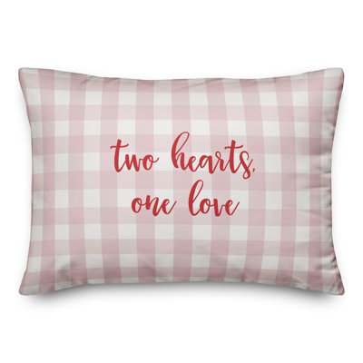  Coussin Two Hearts One Love