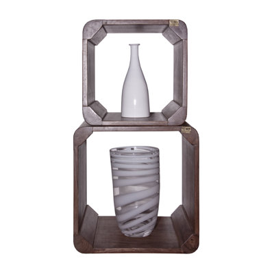 Paul 2 Piece Wall Shelf Set