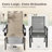 7pcs Patio Dining Outdoor Table Set With Umbrella