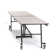 NPS Mobile Cafeteria Table, 12' Rectangle, MDF Core