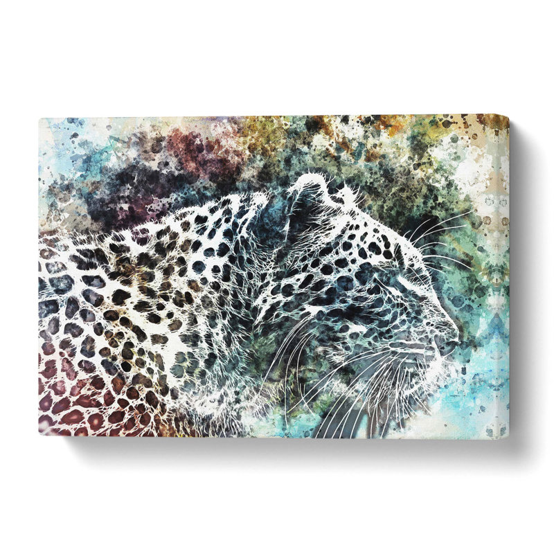 Leopard - Wrapped Canvas Painting, 61 cm H x 91.4 cm W