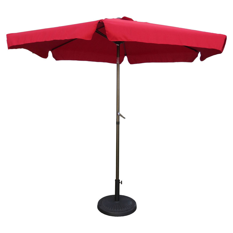 Parasol de marché 9 pi Patson, Rouge rubis