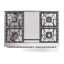 ILVE Nostalgie II Series 40 inch Dual Fuel Range with 6 Sealed Burners, Griddle (Solid Door)-708322104-708322072
