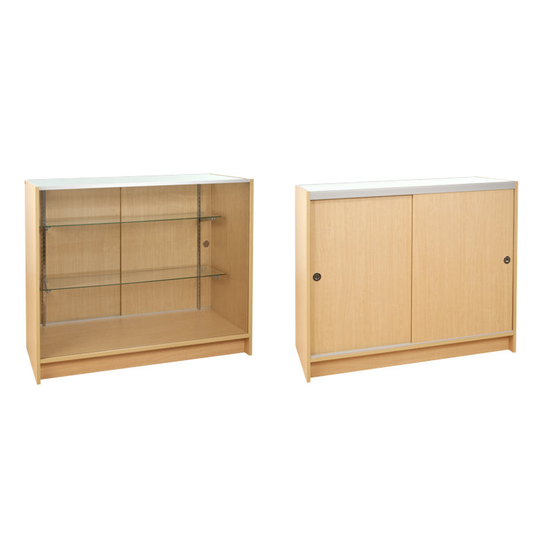 38'' H x 48'' W Wood Concession Stand, Beige