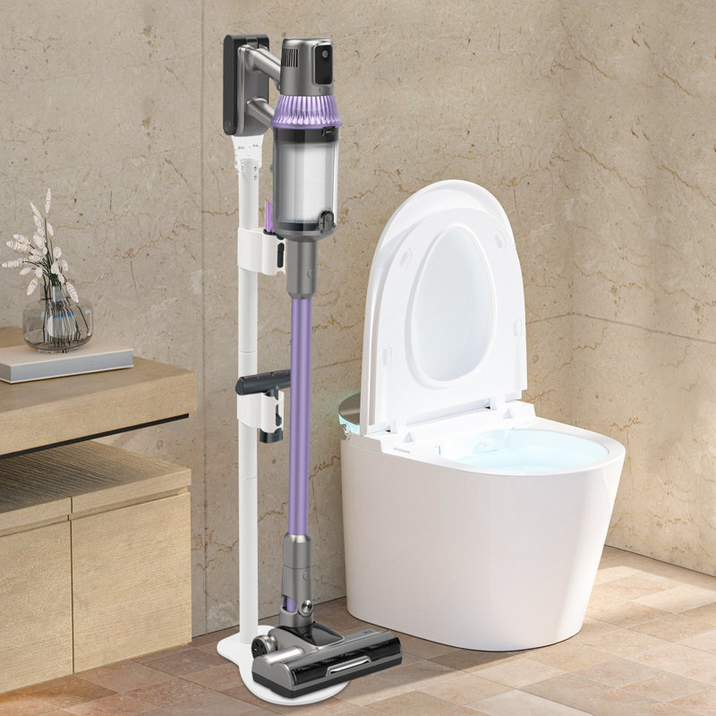 Metal Vacuum Cleaner Stand Rack Holder Bracket , White