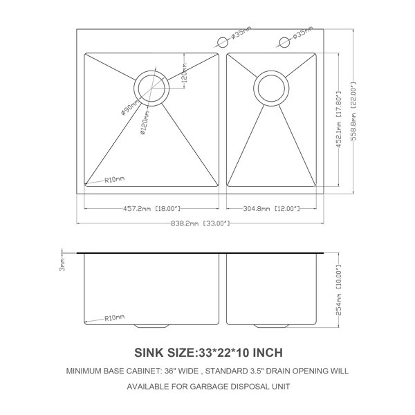 Dimensions du produit