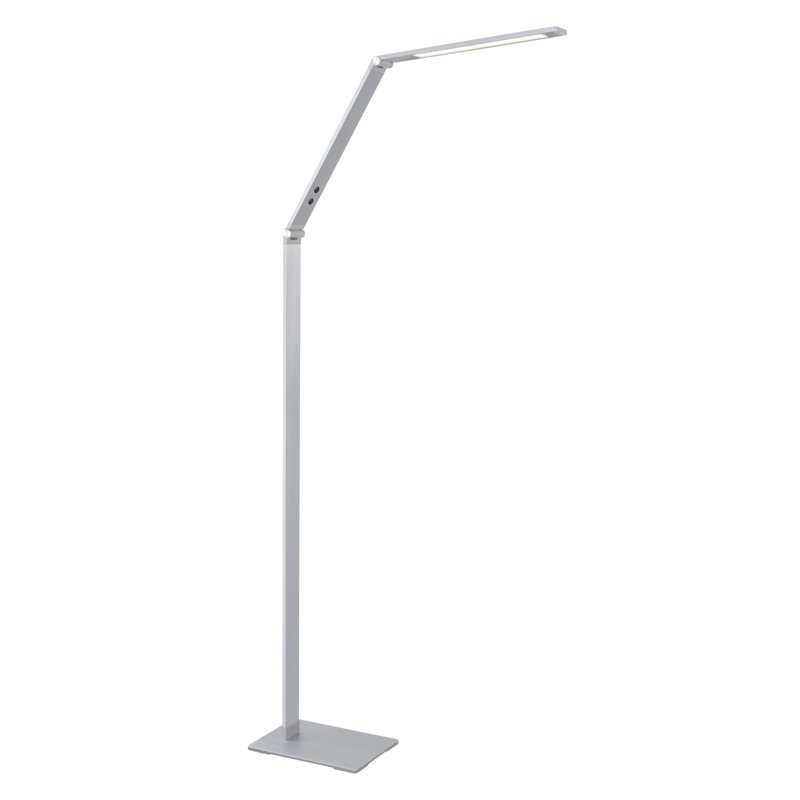 Aicke 130cm LED Task Floor Lamp, Grey