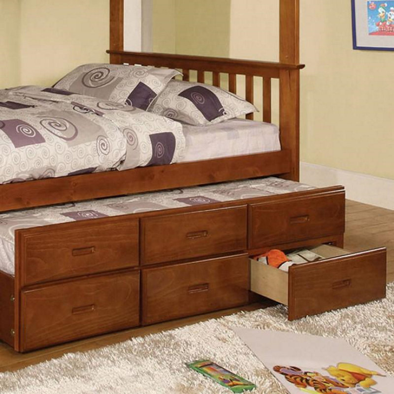 Johson 17" Bed Frame, Oak