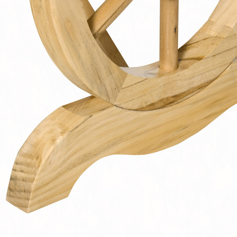 Banc de jardin en bois pour 2 personnes, banc de véranda à roulettes pour jardin arrière, soutien 550 lb, mobilier de jardin rustique