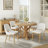 Chenille Upholstered Dining Chair With Solid Wood Legs-843294728-843294731