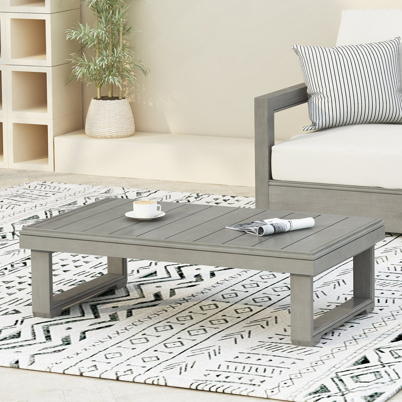 Table basse Westchester, Gris clair