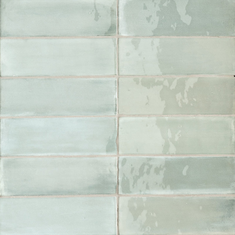 Aigue-marine italienne glacée 2 x 6,5