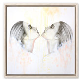 Classic Elegance Surrender II by  - Floater Frame Print on Canvas