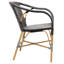 Chaise de salle à manger d'extérieur Madeleine-97745039