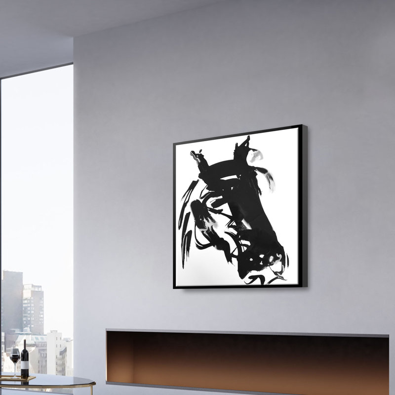 « Horse » par John Donnelly-reproduction de photo sur toile encadrée, H 28 po x l 22 po x P 2 po