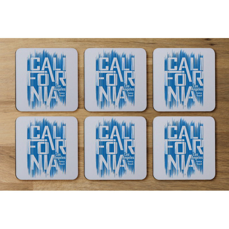 Square 6 Piece Coaster Set