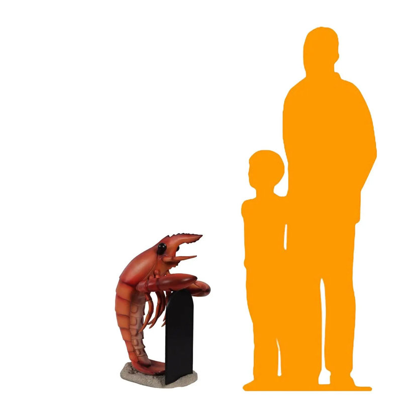 Homard avec statue menu