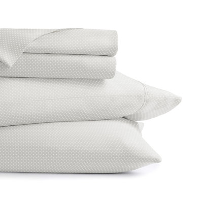 Home My Heart Pattern Microfiber Sheet Set