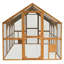 Grand poulailler extérieur en bois 110 po-1458165273