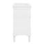 Meuble-lavabo 36 po avec lavabo, tiroir coulissant, porte à fermeture en douceur, bois massif et panneau de fibres à densité moyenne, tiroirs basculants et tablette réglable-220827947