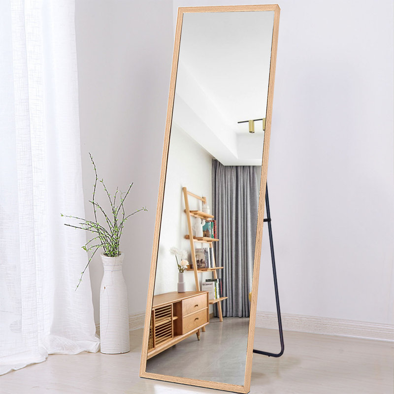 Miroir pleine grandeur Berriman, Bois naturel