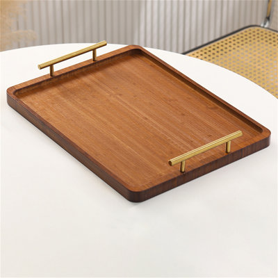 Plateau en bois de bambou