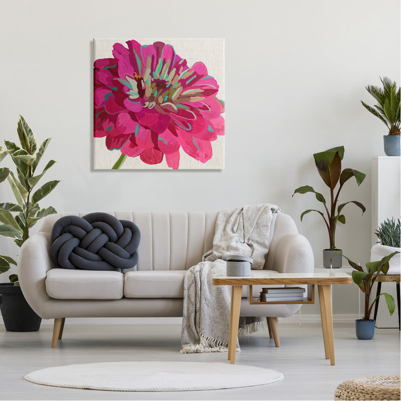 «Stupell Industries», art floral sur plaque de dahlia rose vif par Suzanne Allard-au-797, H 30 po x l 30 po x P 1,5 po