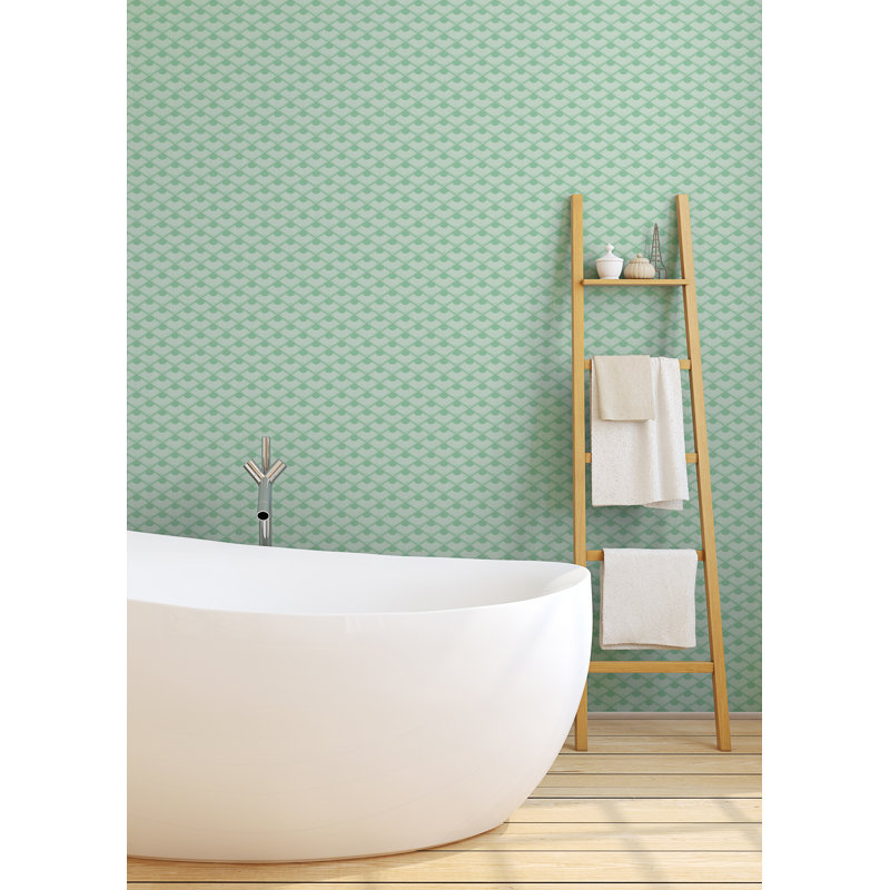 Don't Be Koi - Wallpaper by Julianne Taylor Style, Whale, Faux Grasscloth