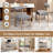 Linen Upholstered Solid Wood Side Dining Chairs-645610328
