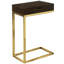 Table d'appoint en forme de C, bout, côté, collation, tiroir de rangement, salon, chambre à coucher, métal-1824787996-1823966141
