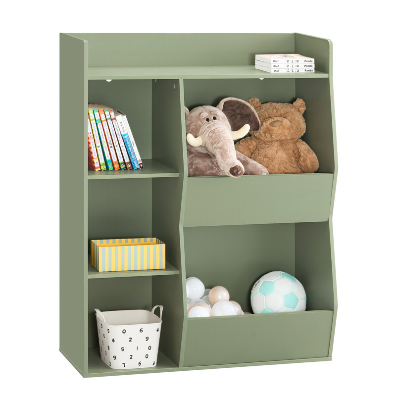 Toy Storage Kids Bookcase, Green