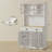 71" Tall Freestanding Kitchen Cabinet White