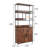 70.8" Bar Cabinet With Goblet Holder 5 Tier Bakers Rack With Cabinet Large Baker Rack