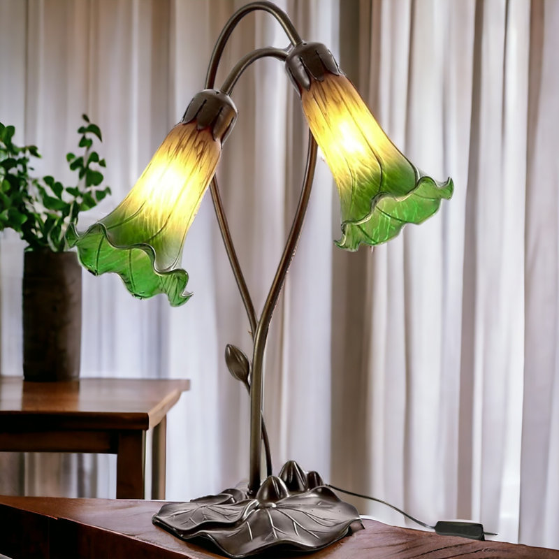 Doleman Metal Novelty Lamp, Amber/Green