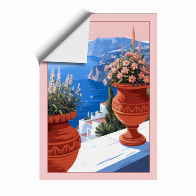 Mediterranean Terrace Coastal - Print