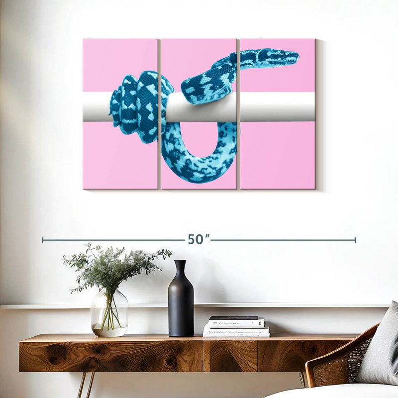 Brampt Snake I, 24" H x 38" W