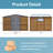 Outdoor Storage Shed With Lockable Door And Window-128562474
