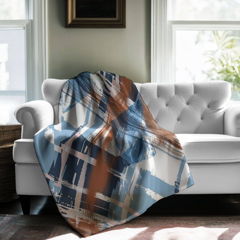 Old Plaid - 1 Piece Premium Blanket, Twin