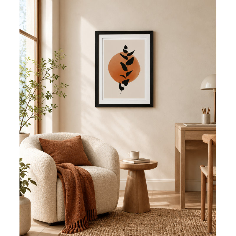 1 Piece Single Picture Frame Wall Art, 35 cm H x 26 cm W, Black