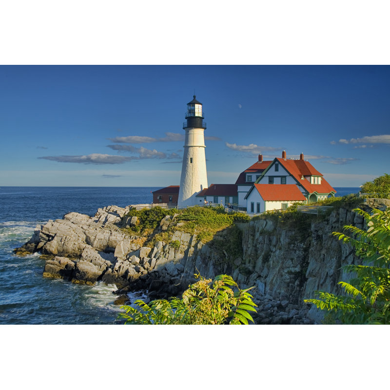 Portland Head Light 1 by Fotoguy22 - Wrapped Canvas Print, 30cm H x 46cm W x 3.8cm D