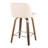 Lakyia Swivel Upholstered Counter Stool