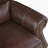 Southlake 40.5" Traditional Top Grain Leather Match Push Back Reclining Chair with Elegant Nailhead Trim & Solid Wood Feet-1987540734