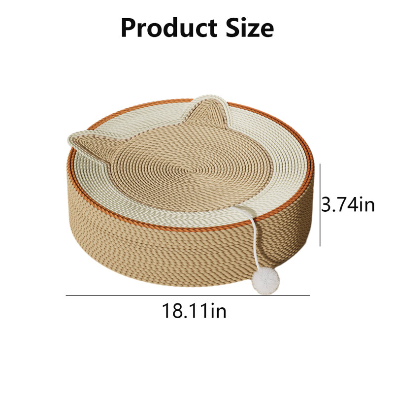 Maison pour chat Elidio Sisal