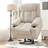 Power Lift Recliner Chair For Elderly,Fabric Lift Chairs For Living Room W/ Extended Footrest,Classic Single Sofa,Home Theater Seat With 2 Cup Holders,Side Pockets,Remote Control