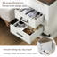 Ensemble de table de chevet avec station de charge, 2 pièces, blanc-1535823752-1535823754