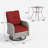 2-Person Patio Conversation Set With Rocking Swivel Chairs And Tempered-Glass Table-486542861