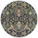 Machine Washable Indoor/Outdoor Cicel ACN1153 Black Rug