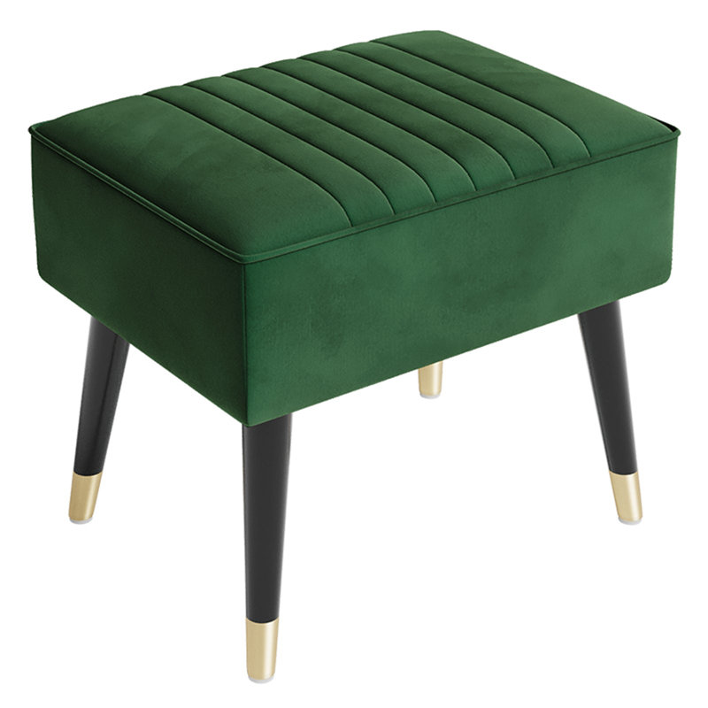 Manufactured Wood Accent Stool, Green